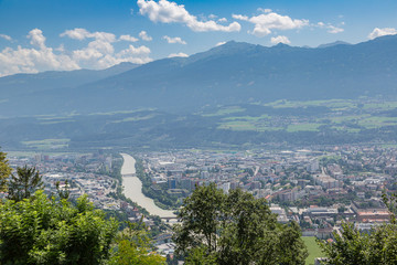 Panoramic view of Innsbruck
