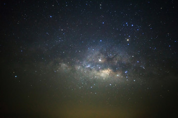 Milky way galaxy with stars and space dust in the universe