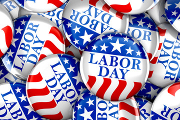 Fototapeta premium Labor day button background