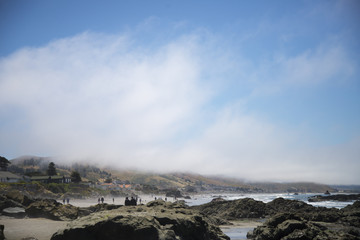 Cayucos along the coast of central California. 