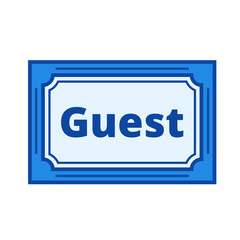 Wedding card vector line icon isolated on white background. Wedding card line icon for infographic, website or app. Blue icon designed on a grid system.