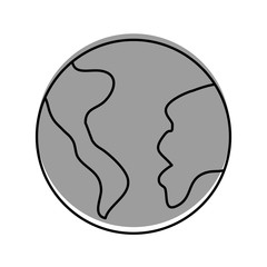 world planet earth icon vector illustration design