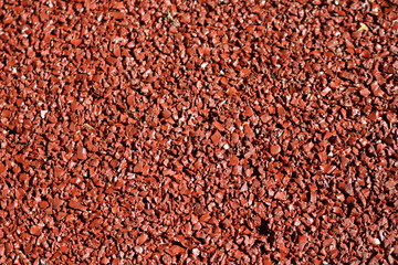 Tartar coating of children's and sports grounds on the basis of rubber crumbs