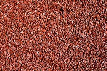 Tartar coating of children's and sports grounds on the basis of rubber crumbs