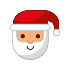 santa claus avatar character vector illustration design