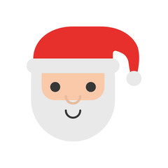 santa claus avatar character vector illustration design