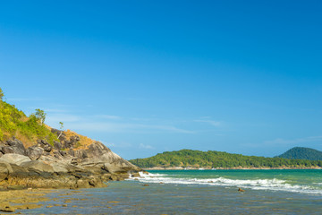 Fototapeta premium Beach south of Phuket island Thailand