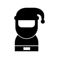 santa claus avatar character vector illustration design