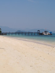 Naklejka premium On the tropical beach Province Trat Thailand