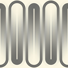 Seamless Curved Stripe Pattern. Abstract Gradient Texture