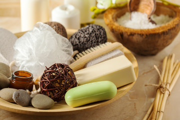 Spa products, spa concept