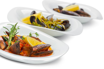 Fresh mussels