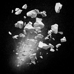 broken debris