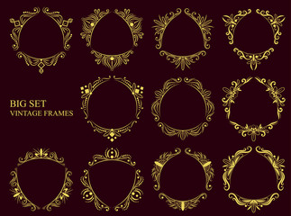 Vintage triangular frames big set