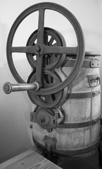 Obraz premium An old hand press