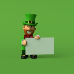 Leprechaun - 3D Illustration