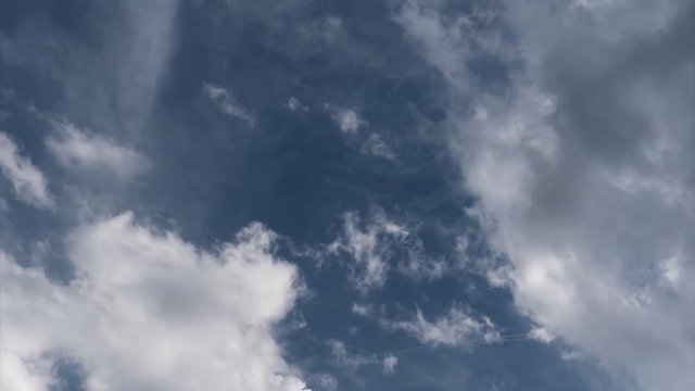 Time lapse of clouds in the sky in 4K resolution