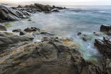 Sunrise at Wilches Beach, Torrox Coast, Malaga