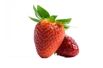 Strawberry isolated on white background