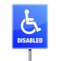 Disabled Parking sign