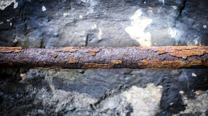Corroded steel