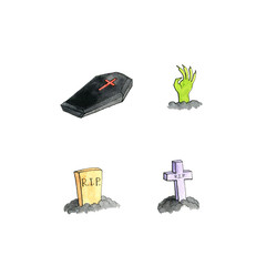 halloween doodle set