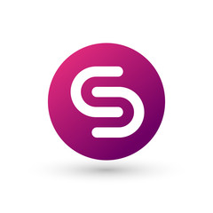 letter S logo design template