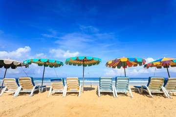 Tropical beach, Karon beach in phuket island, Andaman sea, Thailand
