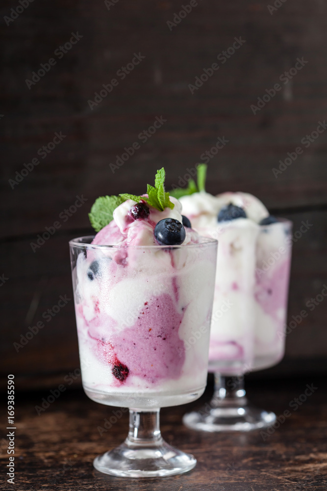 Canvas Prints frozen yogurt