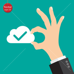cloud computing OK sign