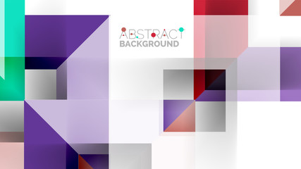 Obraz premium Business presentation geometric template