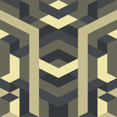 Abstract geometric pattern vector gothic art deco