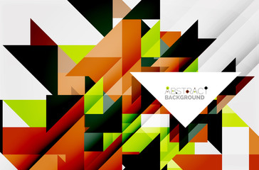 Triangle pattern design background