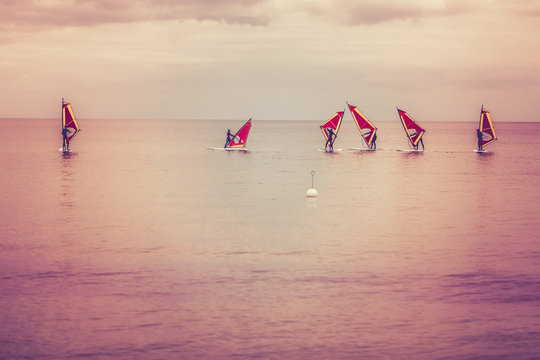 Windsurfer an der Ostsee