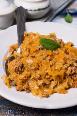 Stewed vegetables with sauce