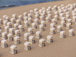 Ostsee, Rügen, Strandkörbe von Sellin