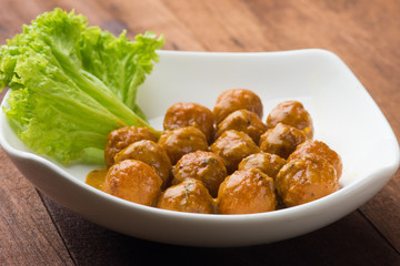 curry fish ball