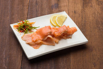 smoked salmon