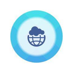 Paper Flat Cirlce Button