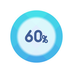 Paper Flat Cirlce Button