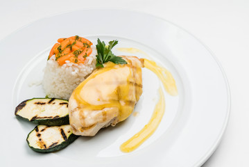 chicken breast with rice