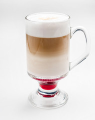 latte with syrup