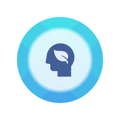 Paper Flat Cirlce Button