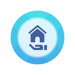 Paper Flat Cirlce Button