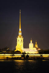 Obraz premium Sankt-Peterburg, Russia - August, 19, 2017: Peter and paul fortress in Sankt-peterburg