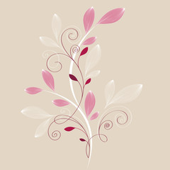 Floral background. Element for design. Vector illustration.