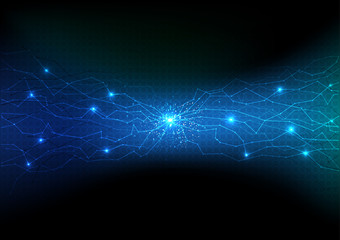 vector polygon background abstract technology communication data Science