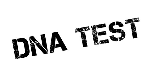Dna Test rubber stamp. Grunge design with dust scratches. Effects can be easily removed for a clean, crisp look. Color is easily changed.