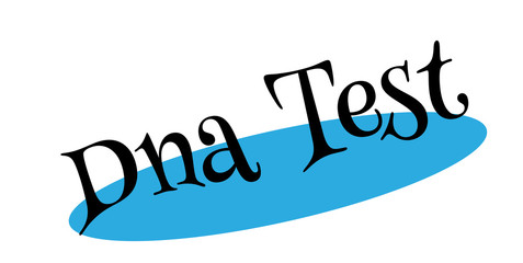 Dna Test rubber stamp. Grunge design with dust scratches. Effects can be easily removed for a clean, crisp look. Color is easily changed.
