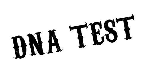 Dna Test rubber stamp. Grunge design with dust scratches. Effects can be easily removed for a clean, crisp look. Color is easily changed.
